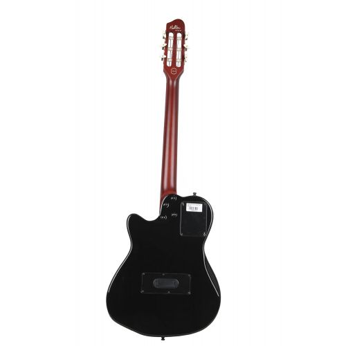  Godin Multiac Series-ACS Black Slim Guitar (Nylon Black Pearl)