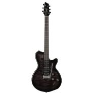 Godin XTSA Solid Body 3-Voice Electric Guitar (Trans Black)