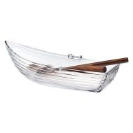 Godinger 14-34-Inch Crystal Rowboat