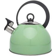[아마존베스트]Godinger Studio Hot Water Tea Kettle, Stainless Steel Tea Pot with Whistle - 2.5L, Mint
