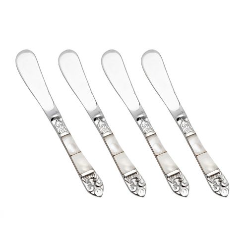  Godinger 4 PC. MOTHER OF PEARL SPREADER