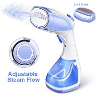 [아마존 핫딜]  [아마존핫딜]Godmorn Steamer for Clothes, Mini Handheld Fabric Garment Steamer for Travel, Adjustable Steam Flow, Vertical and Horizontal Use, 30s Fast Heat-up,1100w Powerful,Trigger Lock