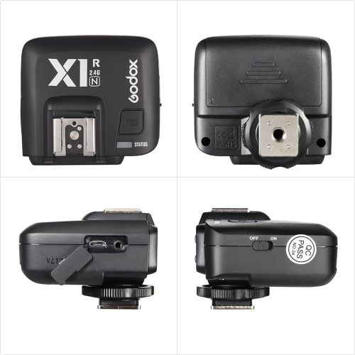  Godox X1R-N TTL 2.4G Wireless Flash Trigger Receiver for Nikon DSLR Camera for X1N Trigger