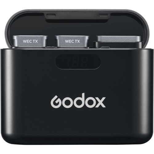  Godox WEC 2-Person Wireless Microphone System for Cameras and Mobile Devices (2.4 GHz)