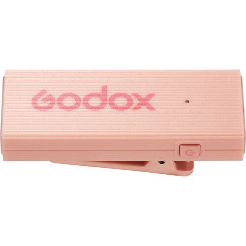  Godox MoveLink Mini UC 2-Person Wireless Microphone System for Cameras & Mobile Devices (2.4 GHz, Cherry Pink)