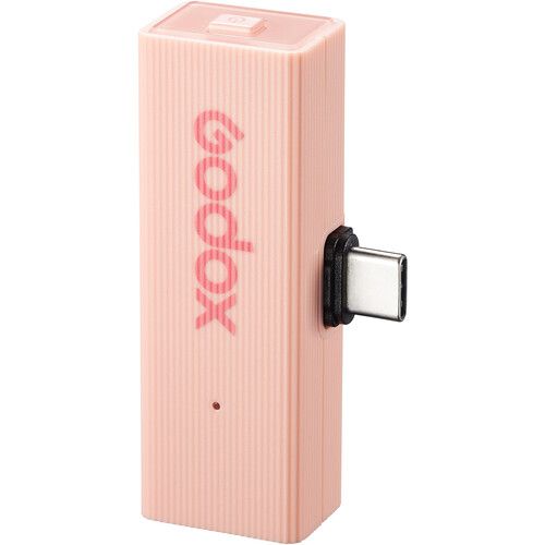  Godox MoveLink Mini UC 2-Person Wireless Microphone System for Cameras & Mobile Devices (2.4 GHz, Cherry Pink)