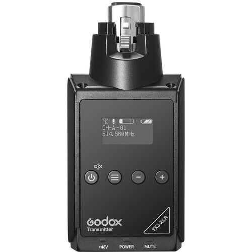  Godox TX3-XLR Plug-On Wireless Transmitter (514 to 596 MHz)