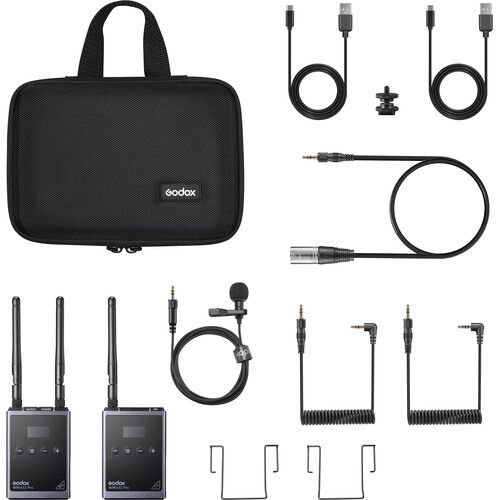  Godox WMicS1 Pro Kit 1 Camera-Mount Wireless Omni Lavalier Microphone System (514 to 596 MHz)