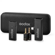 Godox MoveLink Mini LT Wireless Microphone System for Cameras & iOS Devices (2.4 GHz, Classic Black)