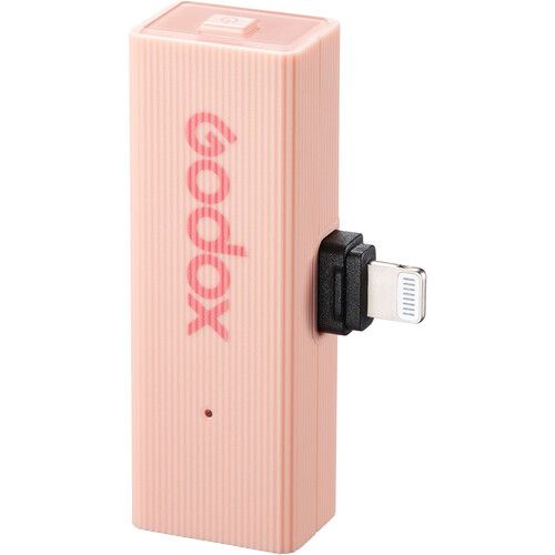 Godox MoveLink Mini LT 2-Person Wireless Microphone System for Cameras & iOS Devices (2.4 GHz, Cherry Pink)