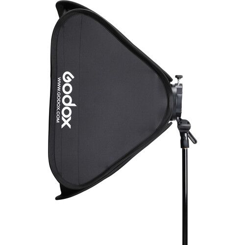  Godox S2 Speedlite Bracket with Softbox & Carrying Bag Kit (23.6 x 23.6