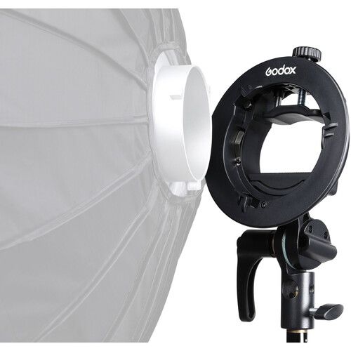  Godox S2 Speedlite Bracket with Softbox & Carrying Bag Kit (23.6 x 23.6