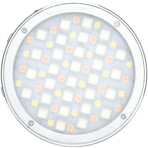  Godox Round Mini RGB LED Magnetic Light (Silver)