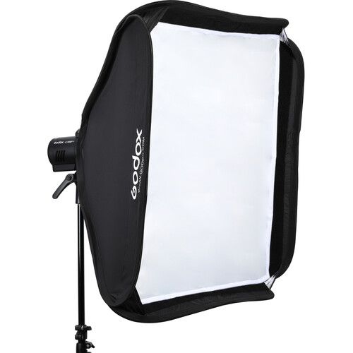  Godox S2 Speedlite Bracket with Softbox & Carrying Bag Kit (31.5 x 31.5