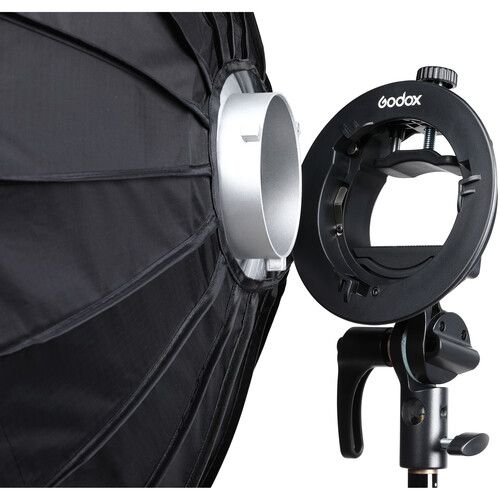  Godox S2 Speedlite Bracket with Softbox & Carrying Bag Kit (31.5 x 31.5