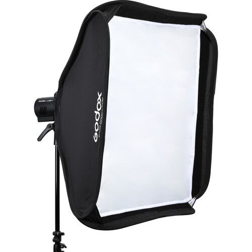  Godox S2 Speedlite Bracket with Softbox, Grid & Carrying Bag Kit (31.5 x 31.5