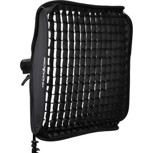  Godox S2 Speedlite Bracket with Softbox, Grid & Carrying Bag Kit (31.5 x 31.5