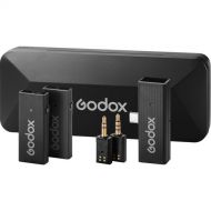 Godox MoveLink Mini UC 2-Person Wireless Microphone System for Cameras & Mobile Devices (2.4 GHz, Classic Black)