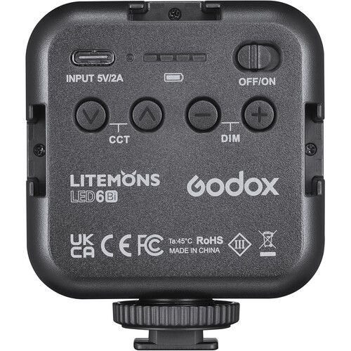  Godox Litemons Bi-Color Pocket-Size LED Video Light (3200 to 6500K)