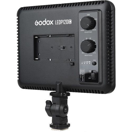  Godox LEDP120C LED Light Panel with L-Series Battery Plate