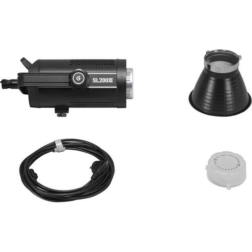  Godox SL200III SL Series LED Video Monolight (2-Light Kit)