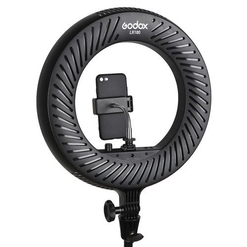  Godox LR180 Daylight Ringlight (Black)