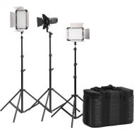 Godox LED500LR / S30 LED 3-Light Kit with Stands