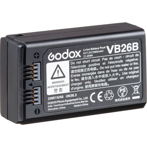  Godox VB26B Battery for V1 Flash Head (2980 mAh)