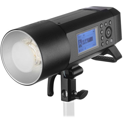  Godox AD400Pro Witstro Battery-Powered Monolight Kit with Softbox and C-Stand