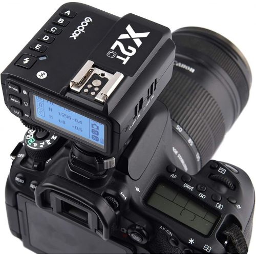  Godox X2T-C TTL Wireless Flash Trigger for Canon, Bluetooth Connection, 1/8000s HSS,5 Separate Group Buttons, Relocated Control-Wheel, New Hotshoe Locking, New AF Assist Light