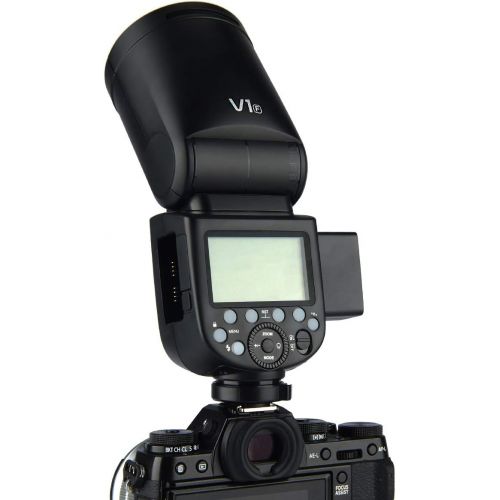  Godox V1-F V1 Li-on TTL On-Camera Round Flash Speedlight Compatible with Fujifilm