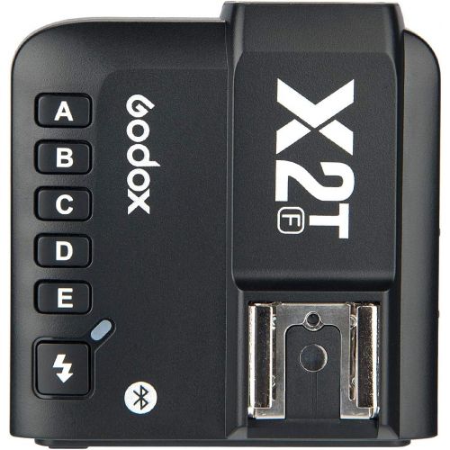  Godox X2T-F TTL Wireless Flash Trigger for Fujifilm Fuji, Bluetooth Connection, 1/8000s HSS, 5 Separate Group Buttons, Relocated Control-Wheel, New Hotshoe Locking, New AF Assist L