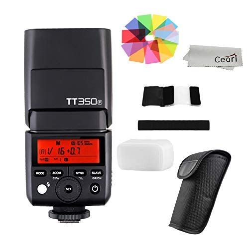  Godox TT350F Mini TTL Flash Speedlite 2.4G Wireless GN36 1/8000s HSS for Fujifilm X-Pro2, X-T20, X-T2, X-T1 DSLR Camera