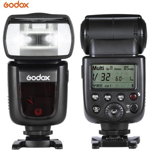  Godox V850II GN60 2.4G Off Camera 1/8000s HSS Camera Flash Speedlight Speedlite Built-in 2.4G Wireless X System with 2000mAh Li-ion Battery Compatible with Cameras