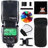 GODOX TT600 Master Slave Flash Speedlite with Standard Hotshoe Interface for Canon Nikon Pentax Olympus Fujifilm Camera, GN60, 5600k±200k, X System, 0.1-2.6s Recycle Time