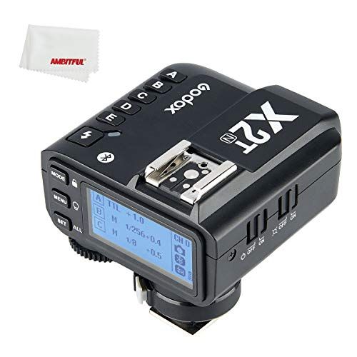  Godox X2T-N I-TTL Wireless Flash Trigger, Bluetooth Connection, 1/8000s HSS, 5 Separate Group Buttons, for Nikon Camera