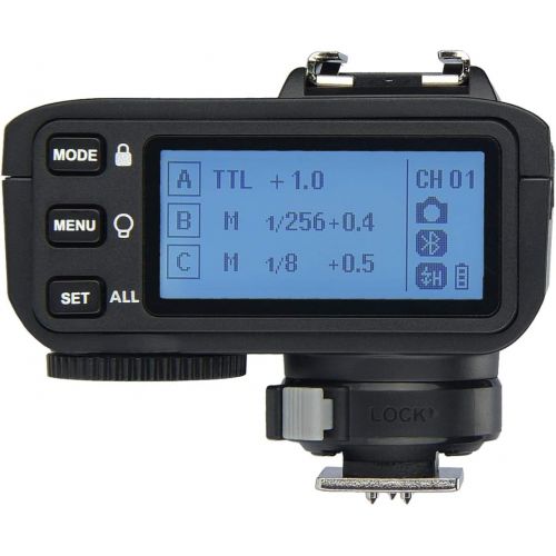  Godox X2T-N I-TTL Wireless Flash Trigger, Bluetooth Connection, 1/8000s HSS, 5 Separate Group Buttons, for Nikon Camera