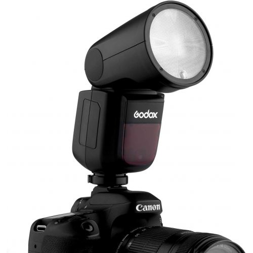  Godox V1 Flash V1-N Round Head Flash TTL On-Camera Round Flash Speedlight for Nik0n Camera