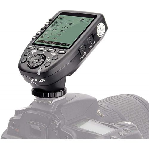  Godox XPro-N i-TTL 2.4G 1/8000s Wireless Flash Trigger Transmitter 16 Groups and 32 Channels for Nikon Hotshoe Camera Flash TT350N V350N TT685N V860 V850 AD200 AD400Pro AD600 Pro A