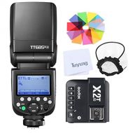 Godox TT685II-N i-TTL GN60 2.4GHz Wireless HSS 1/8000s Flash Speedlite with X2T-N Wireless Flash Trigger Transmitter Compatible for Nikon DSLR Cameras (i-TTL autoflash)