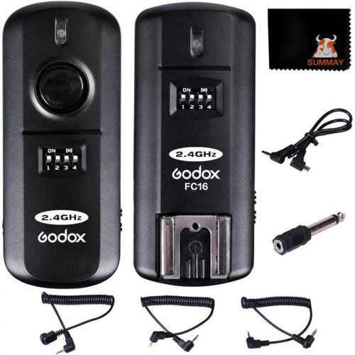  GODOX FC-16 16 Channels Studio Flash Trigger + Receiver for Nikon Cameras (FC-16/N)