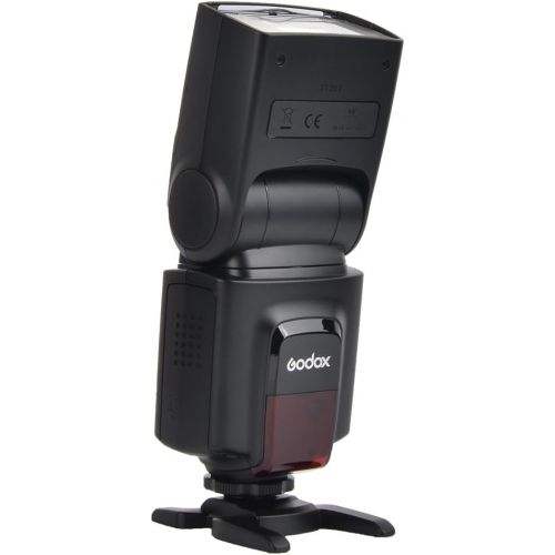  Godox Wireless 433MHz GN33 Camera Flash Speedlite with Built-in Receiver with RT Transmitter Compatible for Canon Nikon Sony Olympus Pentax Fuji DSLR Cameras with Diffuser + Filter