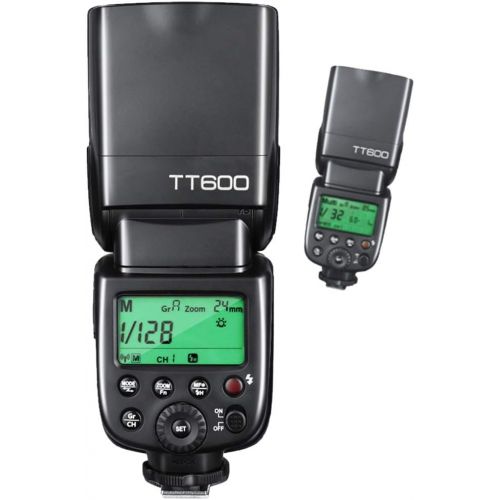  Godox 2X TT600 HSS 2.4G Wireless Master/Slaver Flash Speedlite & Receiver Godox X2T-C Remote Trigger Transmitter Kit Built-in Godox X System Compatible for Canon Cameras