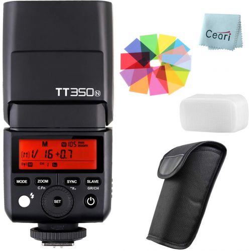  Godox TT350N TTL Flash Speedlite 2.4G Wireless GN36 1/8000s HSS for Nikon D800 D700 D7100 D7000 D5200 D5100 D810 D750 D610 DSLR Camera