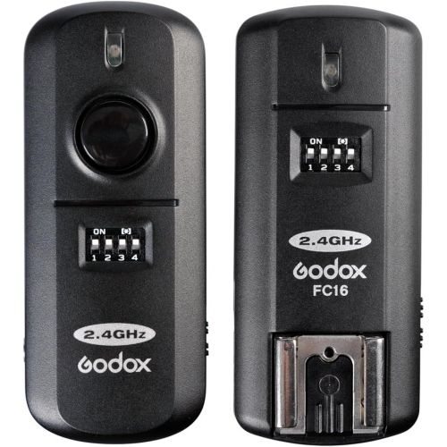  Godox FC-16 2.4Ghz 16 Channels Studio Remote Wireless Flash Trigger with Remote Receiver for Nikon Camera D3100 D3200 D600 D90 D800E D800 D700 D300S D300 D200 D7100 D7000 D5100 D50