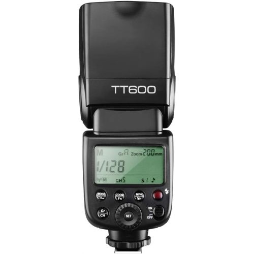  Godox TT600 Camera Flash Speedlite Master Slave Off GN60 Built-in 2.4G Wireless X System Transmission Compatible for Canon, Nikon, Pentax, Olympus, Fuji and Other DSLR Camera with