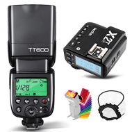 Godox TT600 HSS 1/8000s GN60 Flash Speedlite with Godox X2T-N Remote Trigger Transmitter,Built-in 2.4G Wireless X System Compatible for Nikon Cameras