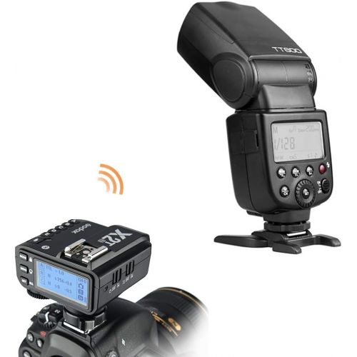  Godox TT600 HSS 1/8000s GN60 Flash Speedlite with Godox X2T-N Remote Trigger Transmitter,Built-in 2.4G Wireless X System Compatible for Nikon Cameras