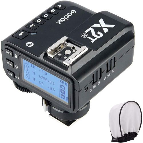  Godox X2T-N TTL Wireless Flash Trigger for Nikon, Bluetooth Connection, 1/8000s HSS,5 Separate Group Buttons, Relocated Control-Wheel, New Hotshoe Locking, New AF Assist Light