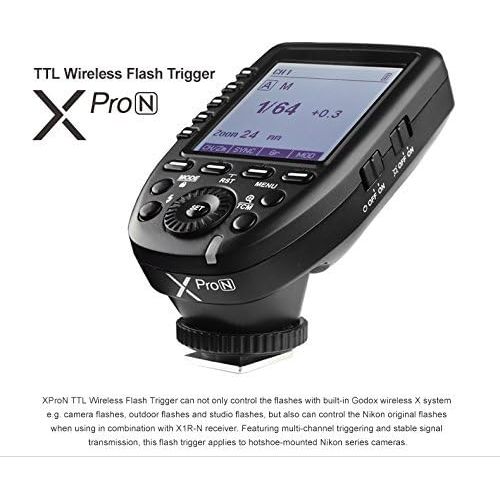  Godox XProN TTL Wireless Flash Trigger for Nikon Cameras